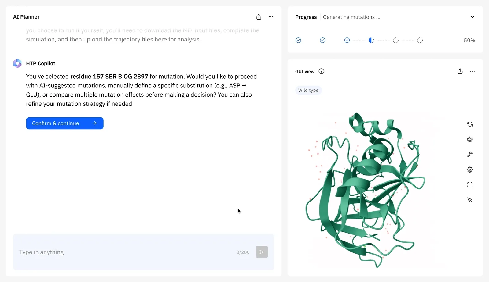 The AI Planner treating an unexpected mutation result as an error